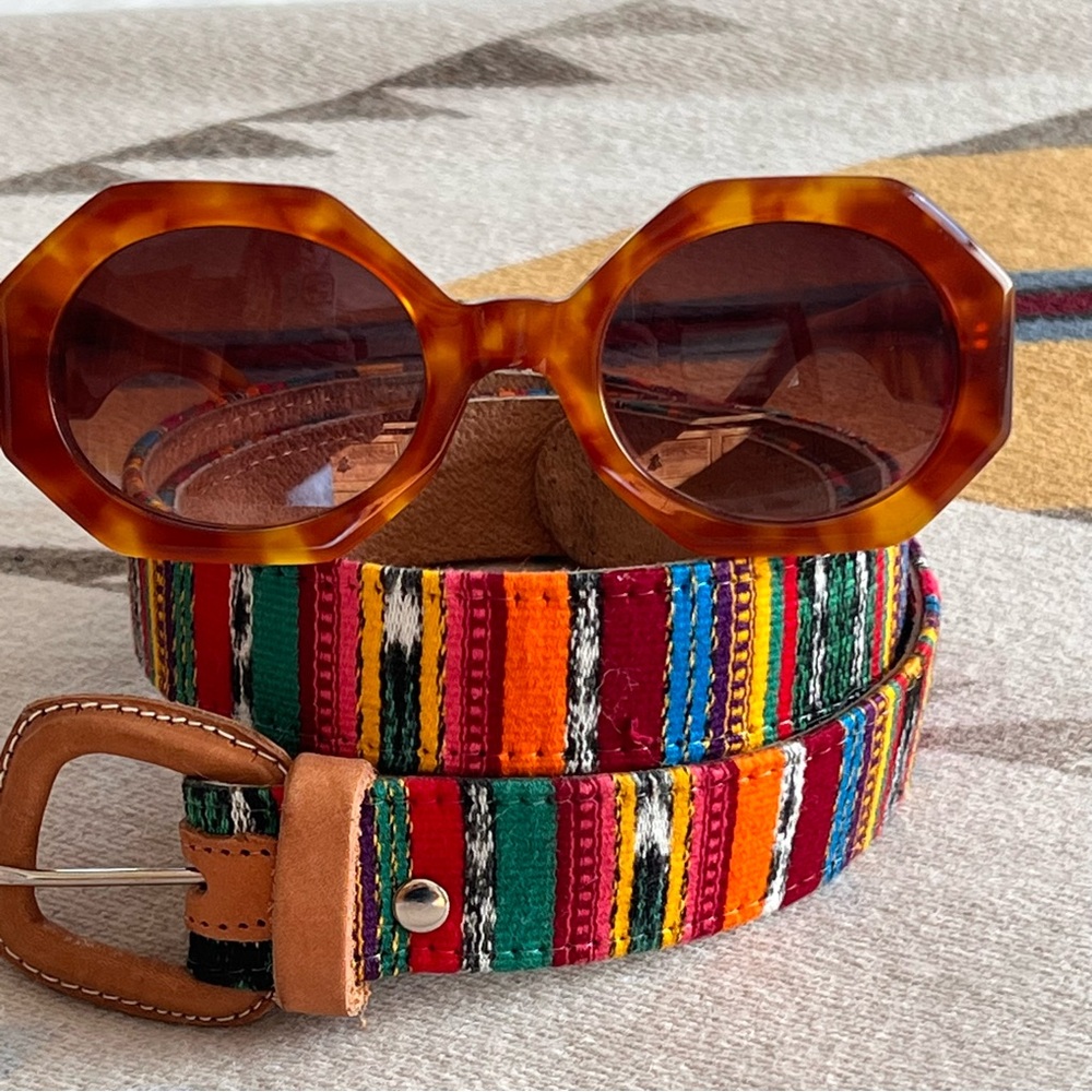 Tortoise shell Octagon sunglasses